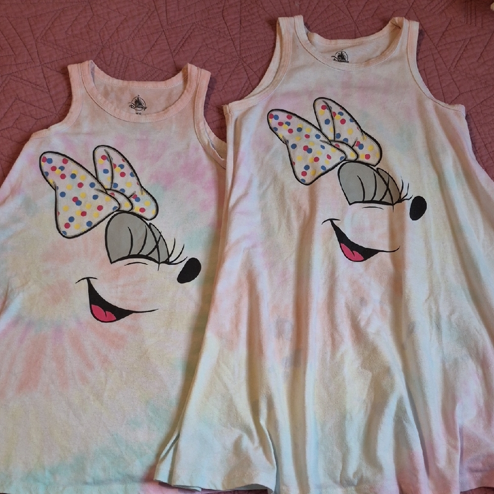 Disney Pastel Night Gowns with Minnie Mouse Print